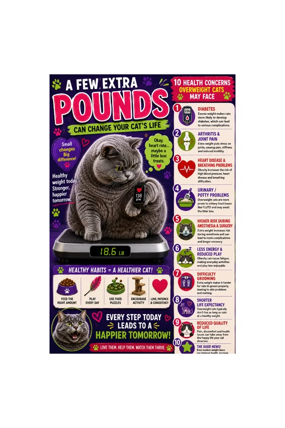 A Few Extra Pounds Can Change Your Cat's Life