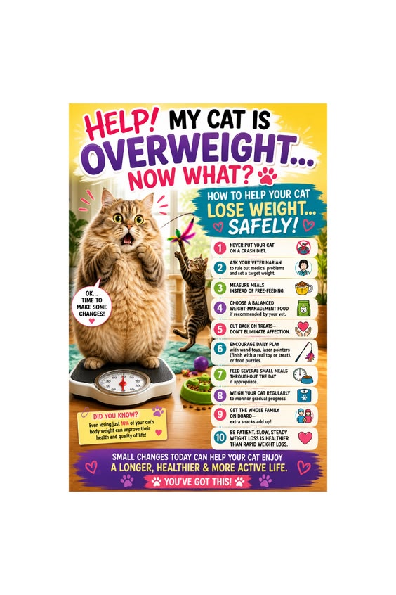 Help! My Cat Is Overweight… Now What?